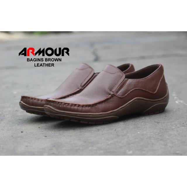 Sepatu Kulit Asli Bally Slop Santai / Sepatu Casual Pria Kerja Kantor Pesta / Slip On Murah Kulit