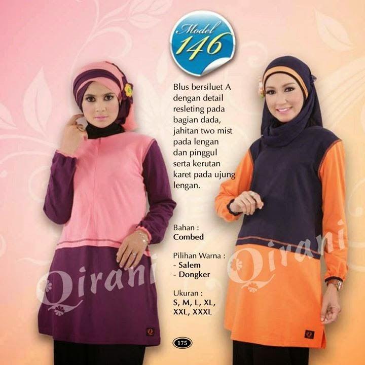 TUNIK QIRANI 146/ ATASAN PREMIUM/ ATASAN MUSLIM WANITA