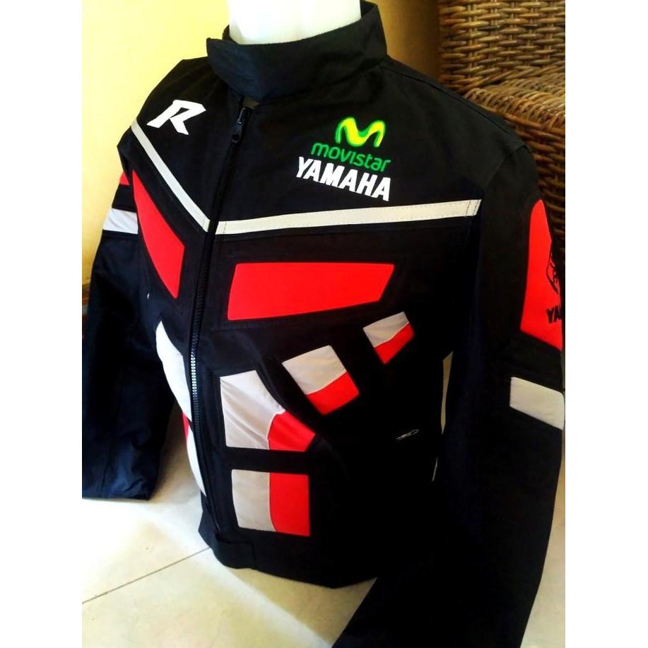 Jaket Protektor Motor/Touring Harian Club Yamaha Movistar Racing Red - Khnfolsi