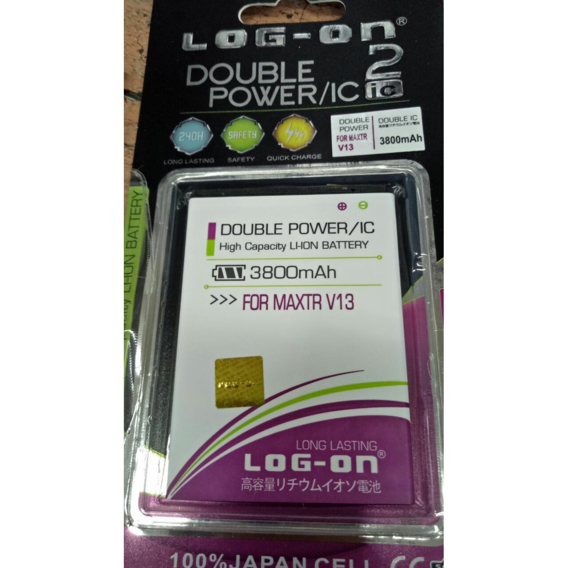 Batre Baterai Double Power LOG-ON Maxtron V13