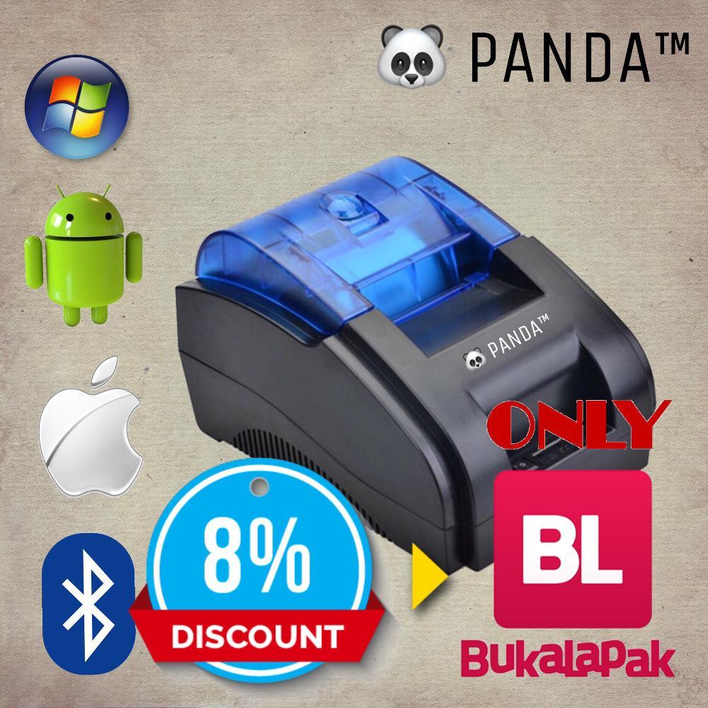PRINTER KASIR-STRUK BLUETOOTH KERTAS 58MM PANDA PRJ-58D ADA CASH DRAWER-LACI RJ11 PORT SUPPORT ANDROID-IOS-WINDOWS BISA CETAK PPOB BTN-PAYTREN-DLL