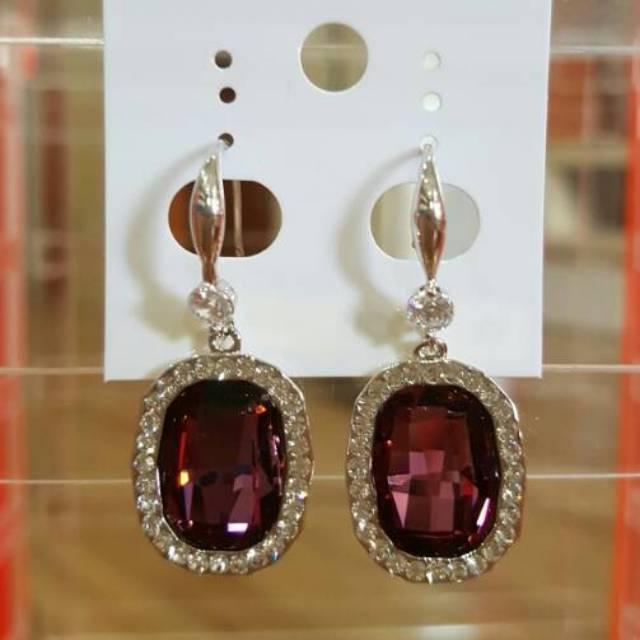 Anting Swarovski/Anting Titanium/Anting Pesta