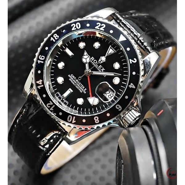 Jam Tangan Pria / Cowok Rolex Submariner Rolex Gmt Automatic Matic - Jkae5a