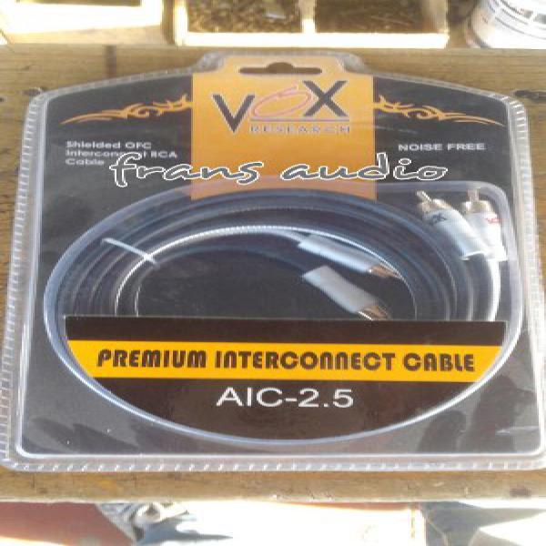 Kabel Rca Vox research Aic 2.5 / Vox Aic-2.5 / Rca Vox 2,5 meter