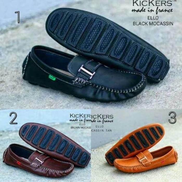 SEPATU SLOP KICKERS ELLO MOCASIAN SANTAI CASUAL PROMO