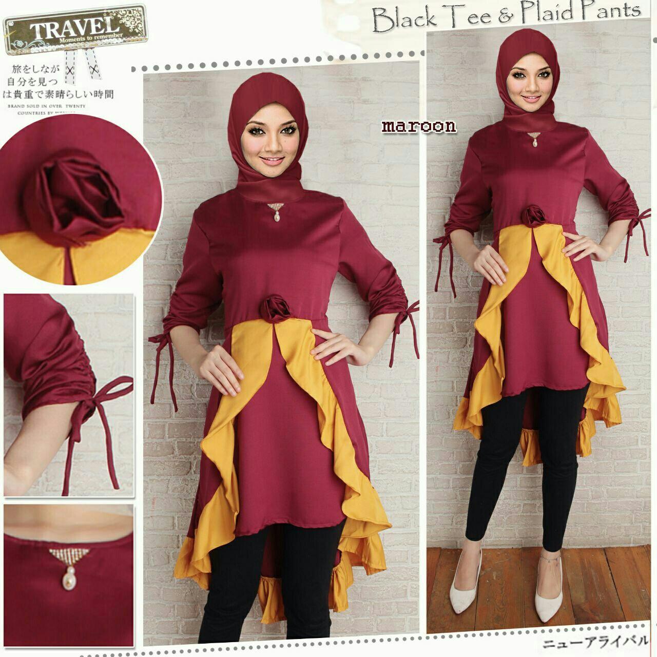 Liliana Baju Tunik Blouse Panjang Terbaru Wanita