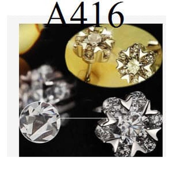 Anting Korea Bola Kristal (Jual Xuping Gelang Cincin Kalung