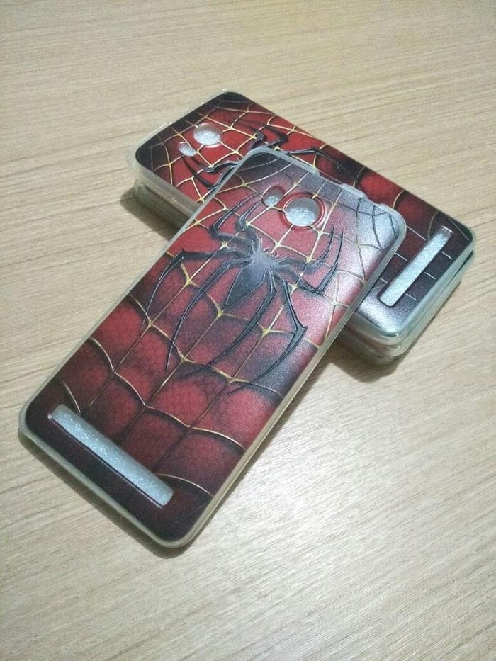 Case Lenovo A7700 Softcase Karakter Gambar Marvel Spiderman