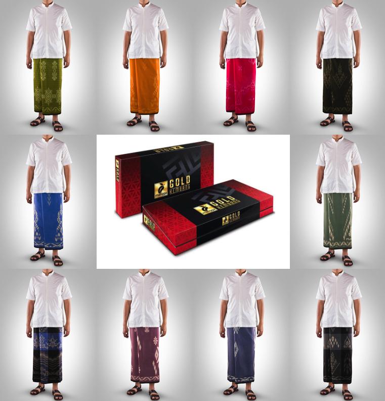 Sarung Mangga / Sarung Tenun Mangga Gold Kembang - Random
