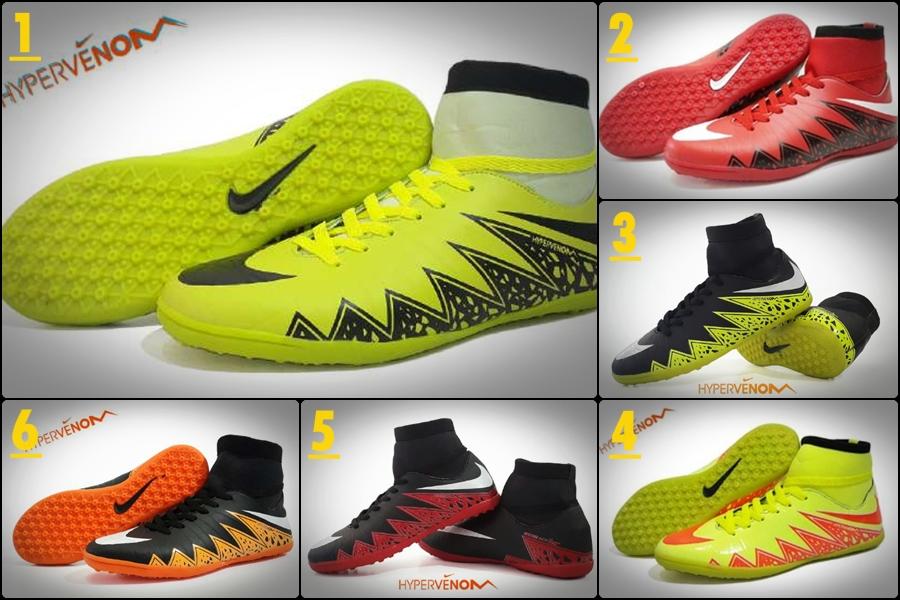 Promo Sepatu Murah Nike Futsal Hypervenom Original Vietnam Ijo Hitam Diskon
