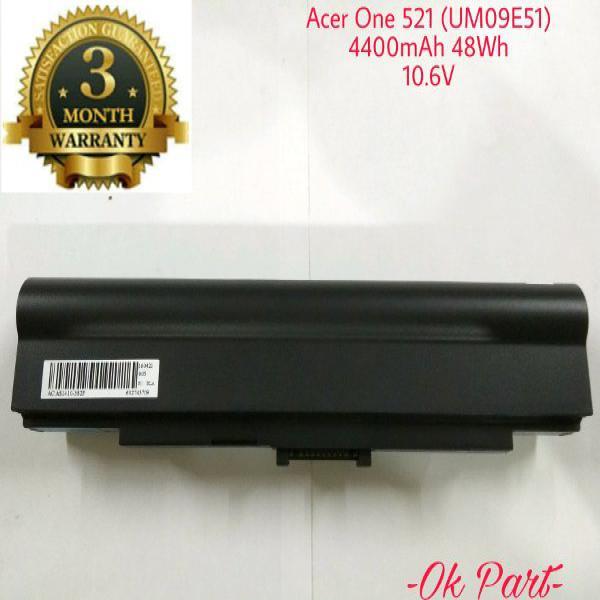 Baterai Battery Laptop Original Acer Aspire One 521 752 Aspire 1410 TravelMate 8172 8172T 8172z Timeline 1810 1810T 1810TZ Ferrari One 200 UM09E51