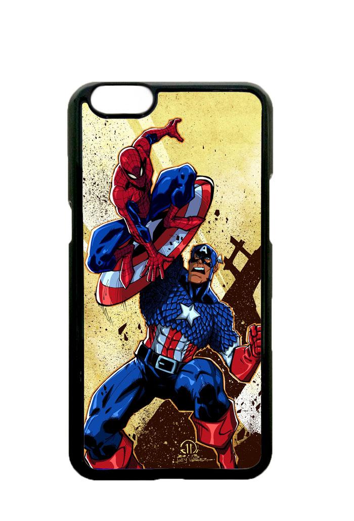 Casing OPPO A71 Custom Hardcase captain america vs spiderman Z0492 Case Cover