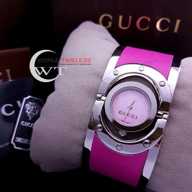 Jam Tangan Wanita Merk Gucci Gelang Type : 1510 Baterai