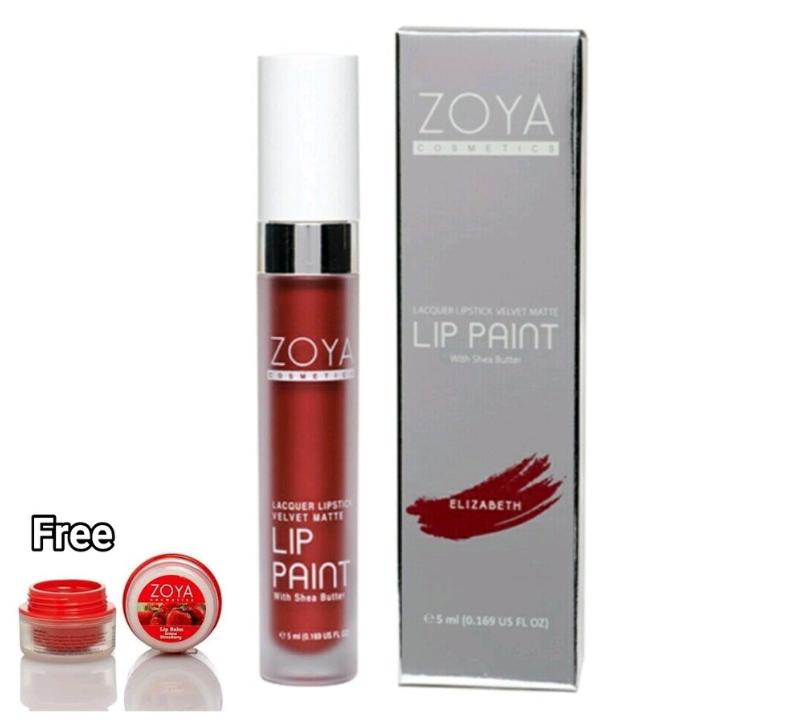 Zoya Lip Paint Limited Free Zoya Lip Balm