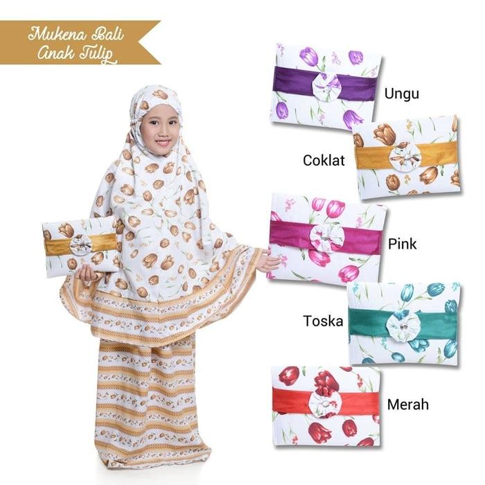 Mukena Anak Bali Tulip (Size ANAK)