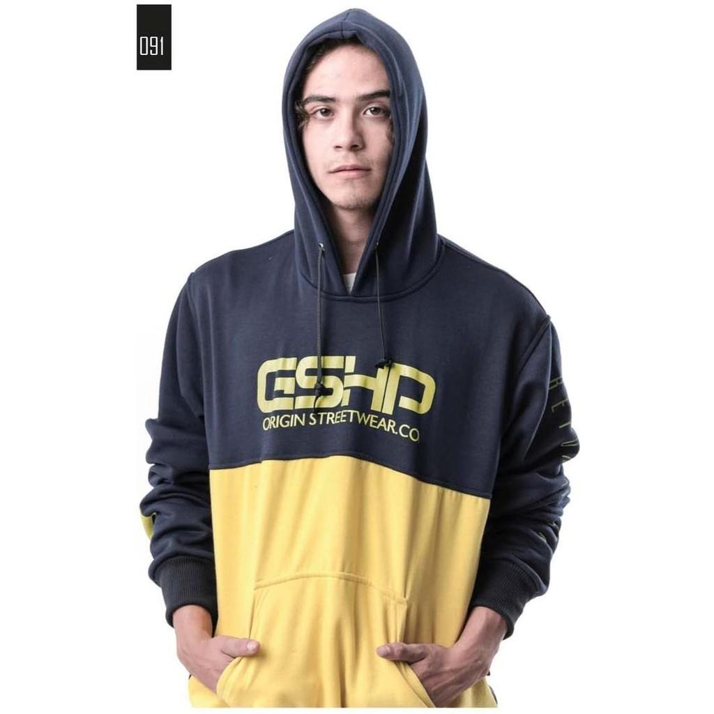 Jaket Pria Sweater Hoodie Kombinasi Keren Gshp Original Gs1407 - Asgfgh