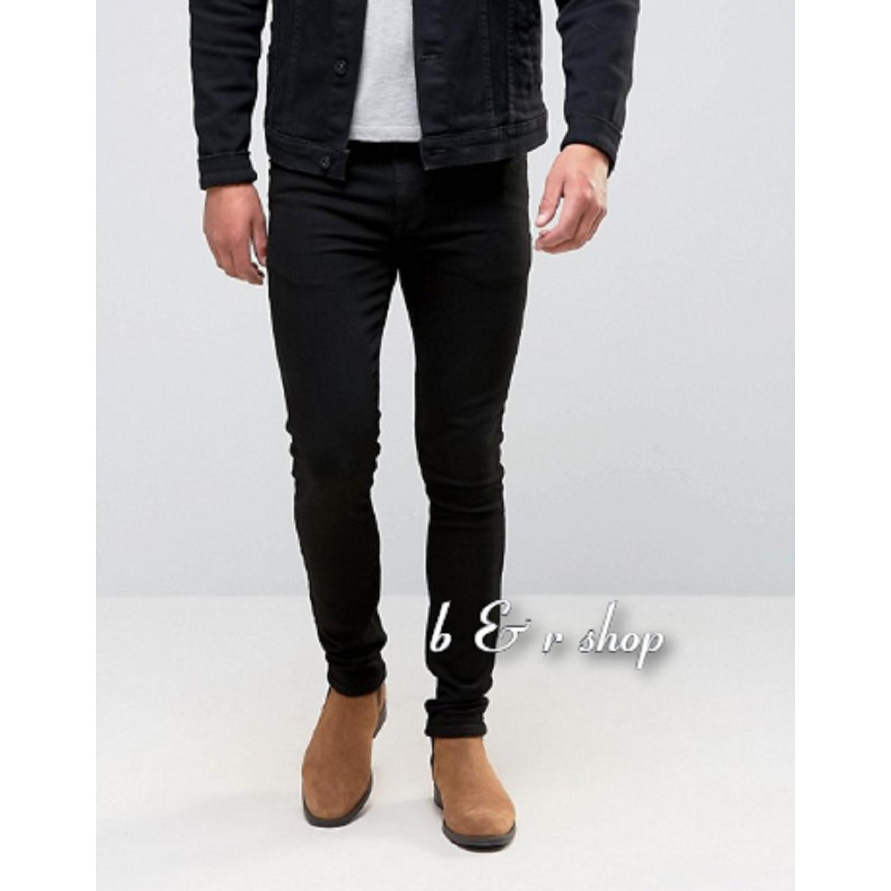 B & R SHOP - Celana Jeans Lois Skinny Pria / Jeans Pria Skinny Hitam Premium / Jeans Pensil Pria / Jeans Skinny Pria / Jins Ketat / Jins Ngaret