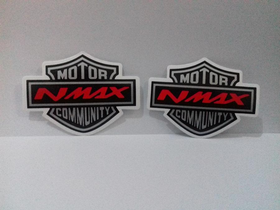Stiker Motor Nmax Community isi 2 pcs
