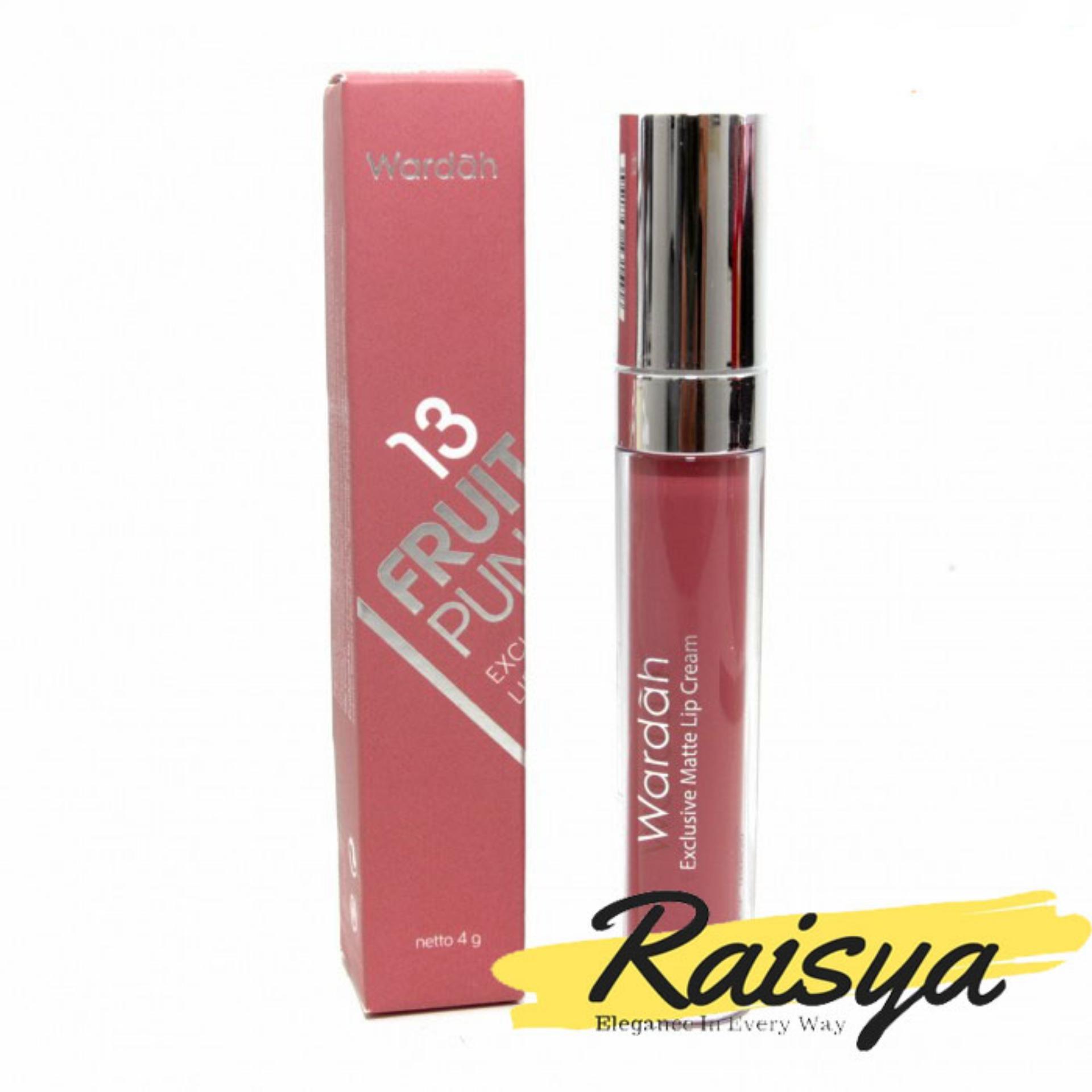 Wardah Exclusive Matte Lip Cream No. 13 Fruit Punch - Original