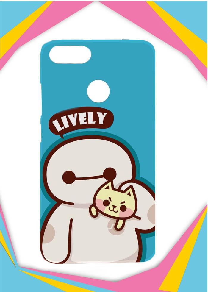 Casing Xiaomi MI5X Custom Hardcase Baymax vs cat E1485 Case Cover