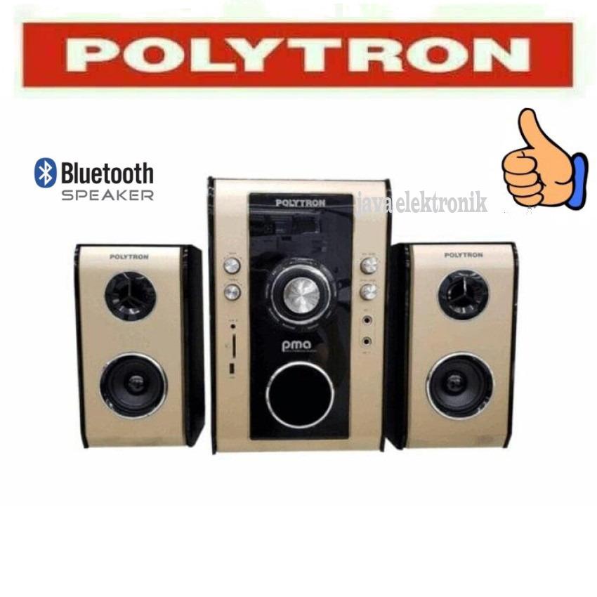 POLYTRON promo sepeker warlles suara bass pma9503 coklat garansi resmi