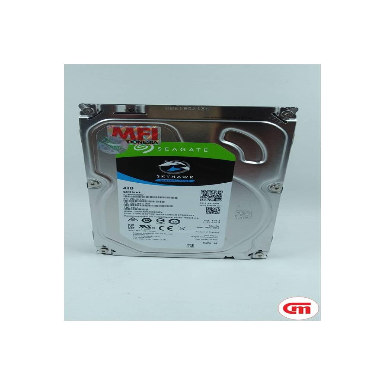 HARDDISK INTERNAL SEAGATE SKYHAWK 4TB SURVEILLANCE CCTV 3.5