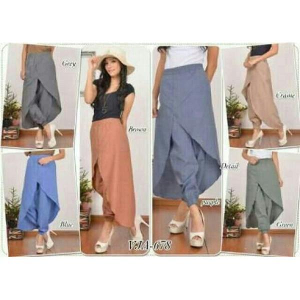 Celana Jogger / Rok Zaskia Bahan Supernova Murmer Model Sayap - Ejtbrn