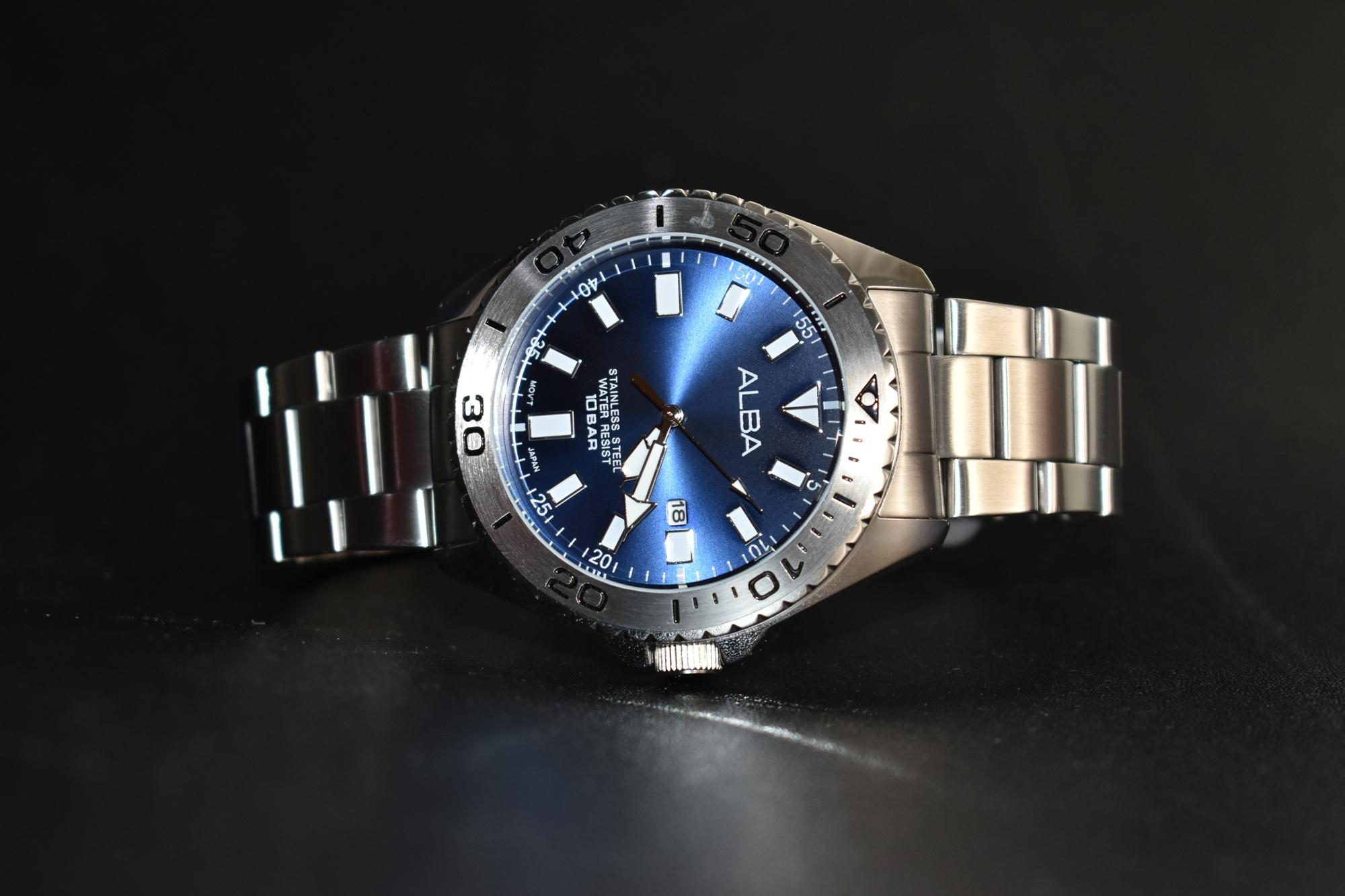 Fitur Alba Jam Tangan Pria Alba Analog Tali Logam Rantai Stainless ALBA Jam Tangan Pria Alba Analog Tali Logam Rantai Stainless Steel AH90 Series 2