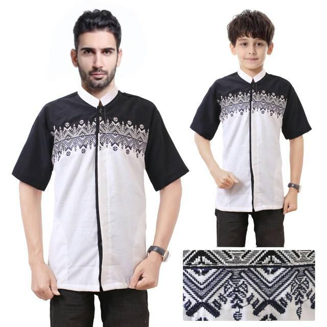 Couple Atasan Baju Muslim Liko Koko Kemeja Anak Dan Ayah