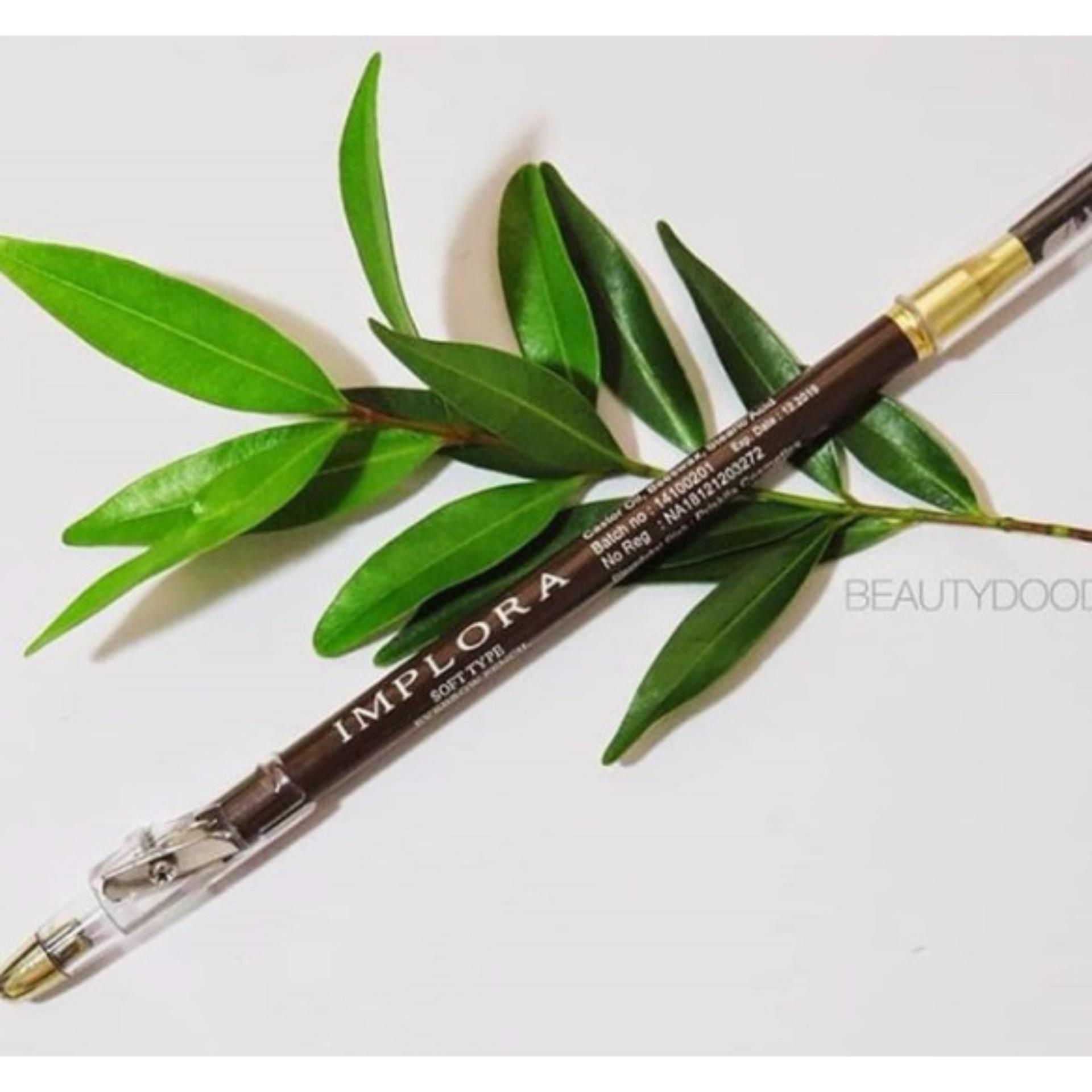 Implora Pensil Alis & Sikat Alis 3 in 1 - Brown