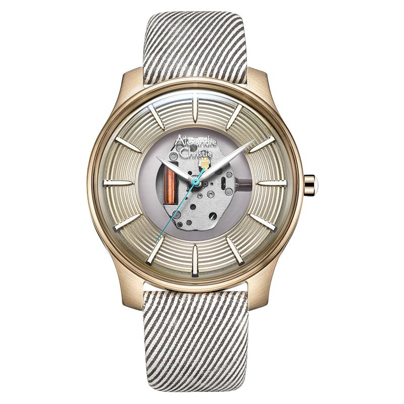 Alexandre Christie AC 8532 Jam Tangan Unisex Leather/Kulit Strap