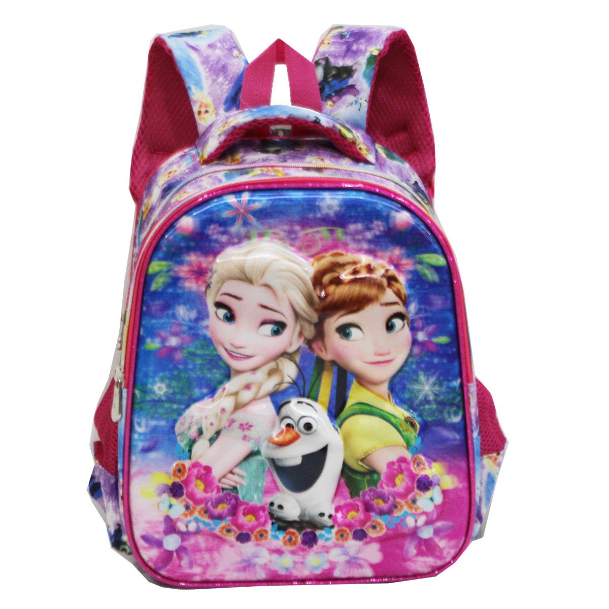 ... Onlan Tas Ransel Anak Perempuan Frozen 5D Timbul Hologram Ukuran Anak Sekolah TK Import - Pink ...