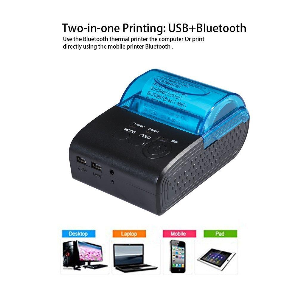 PROMO TERBARU Printer Mini Portable Bluetooth Thermal Receipt 5805-DD merk TaffWare selaini Eppos