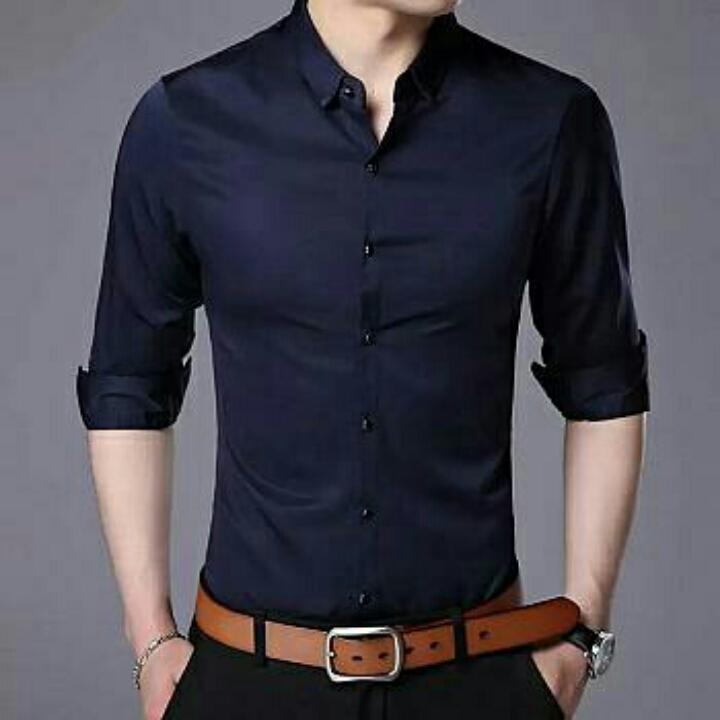 Alasxyashop Kemeja Pria Lengan Panjang Stin / Kemeja Casual Pria / Kemeja Formal Pria / Kemeja Polos / Kemeja Cowok / Kemeja DIstro / Kemeja Muslim / Kemeja Flanel / Kemeja Batik / Hem Pria / Kem Pria / Kemeja Kantor / Kemeja Santai
