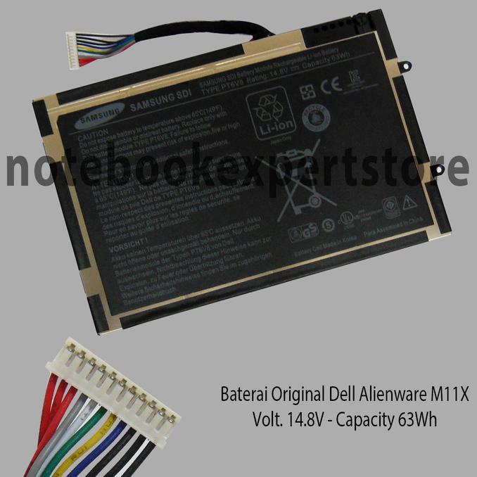 BATERAI ORIGINAL DELL ALIENWARE M11X-R1 R2 R3 M14X-R1 R2 R3 NEW - ELEKTROZONE