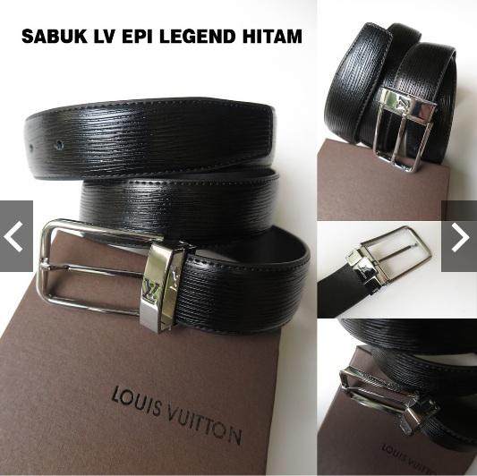 Sabuk LV epi legend hitam ikat pinggang