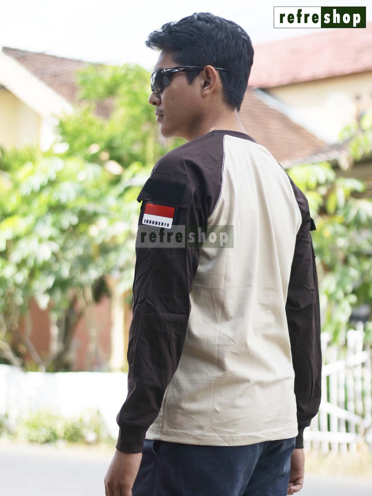 Detail Gambar Kaos Tactical Army Lembut Adem Nyaman Awet Cotton Tebal Berkualitas KTCP0102DD Terbaru