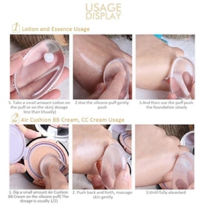 Laz COD - KYLIE SILIKON - Silisponge / Silicone Clear Transparant Beauty Blender