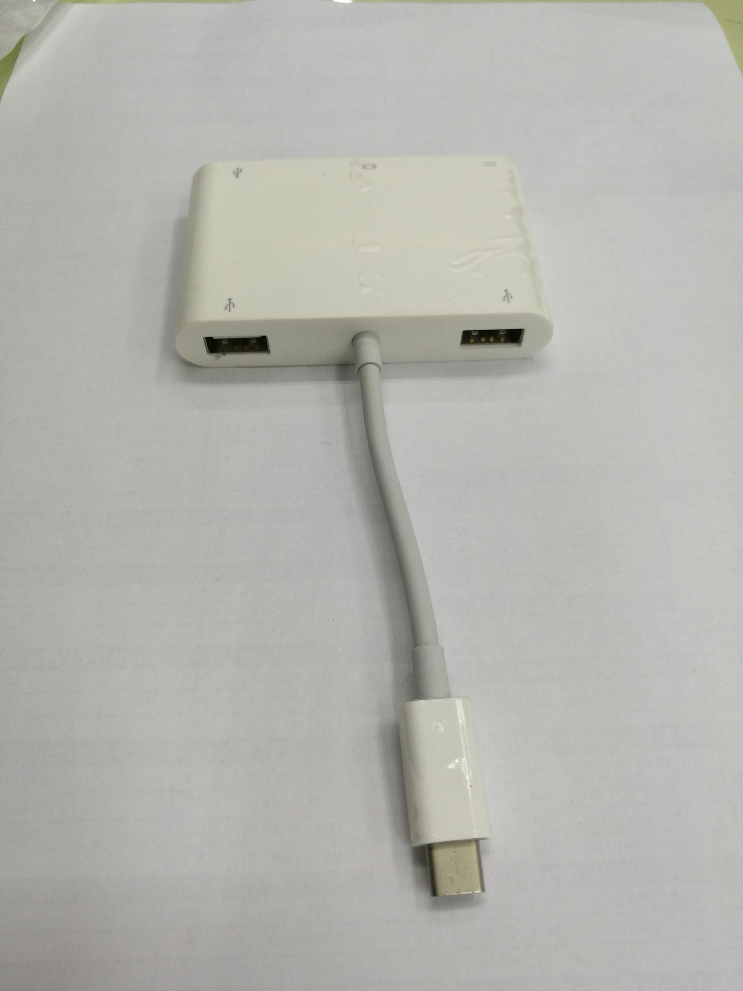 Converter USB-C to VGA + 3 ports USB 3.0