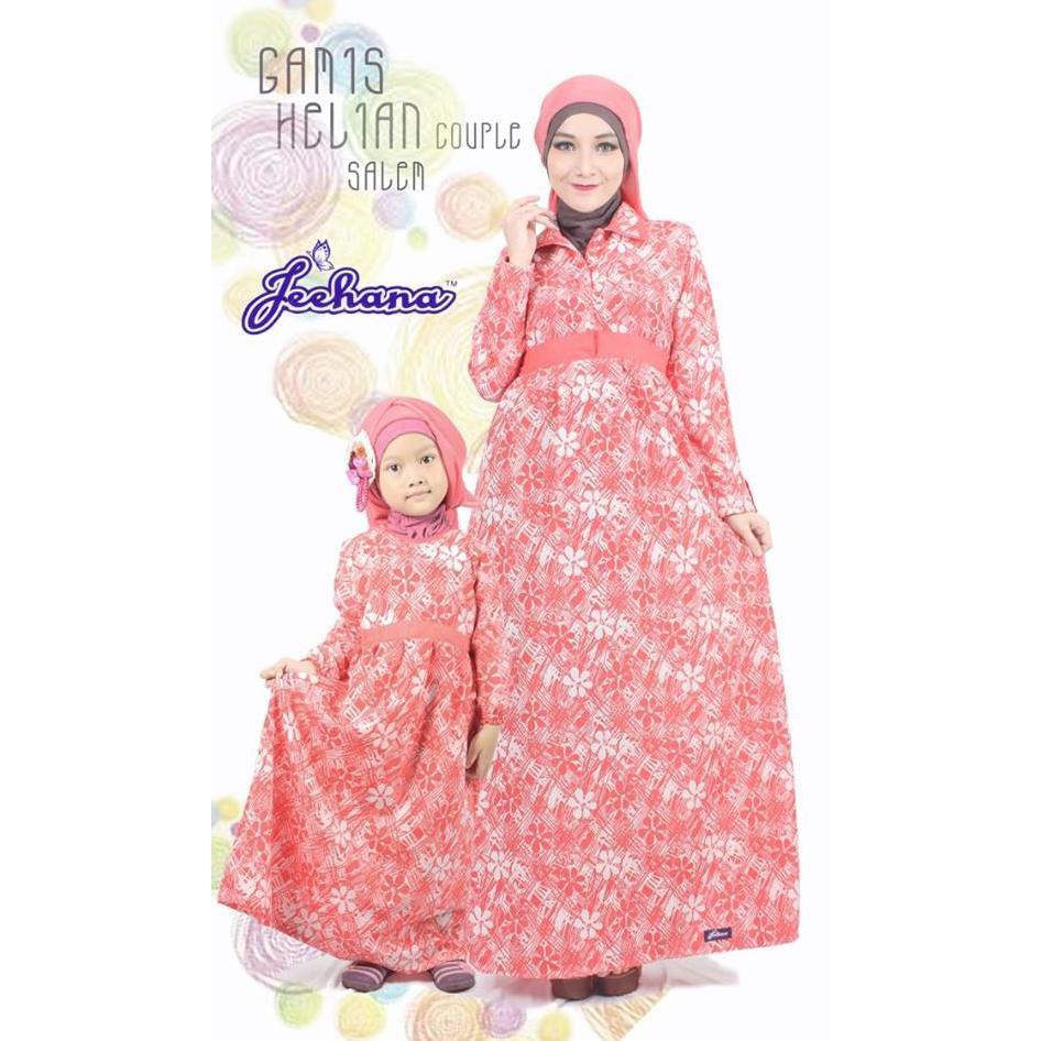 GAMIS HELIAN COUPLE BLACK- JEEHANA- SIZE S M L XL. MURAH BERKUALITAS KDLGFHJAS