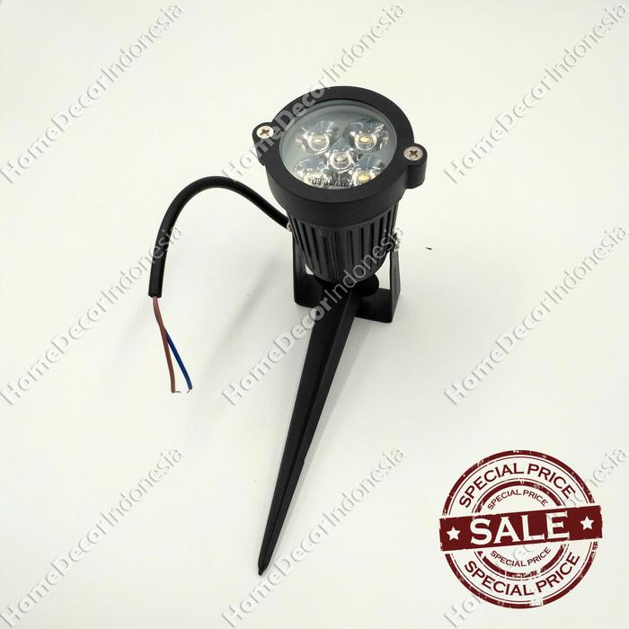Lampu Sorot Taman Spotlight Outdoor/Indoor Tancap LED 5W White Murah