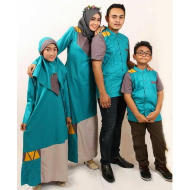 SR.D03 | Sarimbit couple keluarga seragam muslim baju baru koko gamis ayah ibu anak branded murah Koko Anak No 12 & 14