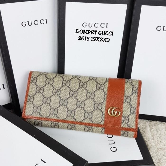 Dompet Wanita MURAH / DOMPET CANTIK / DOMPET IMPORT / DIMPET FASHION TERBAK / Gucci Leather Wallet ORIGINAL