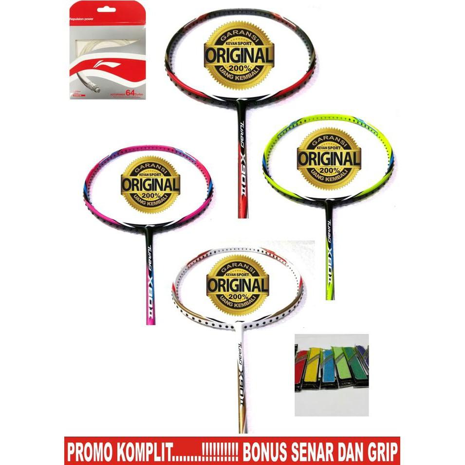 HOT DEAL RAKET BULUTANGKIS LI NING TURBO X 80-90 GEN II ORIGINAL TERLARIS