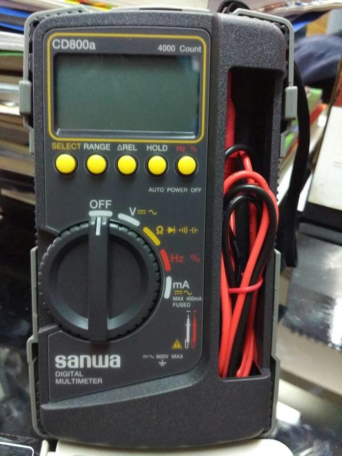MULTITESTER DIGITAL SANWA CD 800a / SANWA DIGITAL MULTIMETER CD 800a