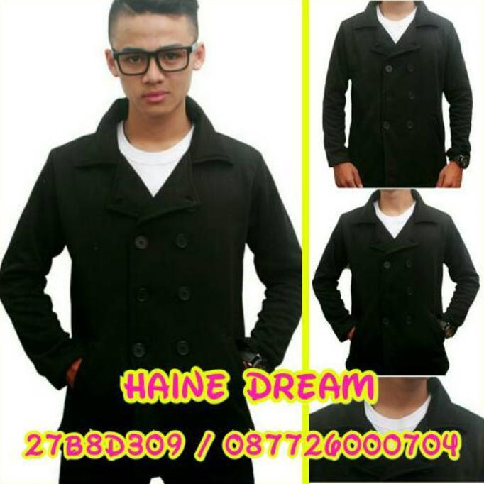 Coat Pria Mantel- Baju Hangat- Jaket Korean Style Winter Boy Keren - Asgfgh