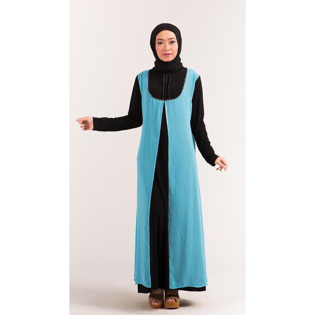 BAJU GAMIS WANITA BAJU MUSLIM WANITA TERBARU KONSEP RAINFOREST ELEGAN KDLGFHJAS