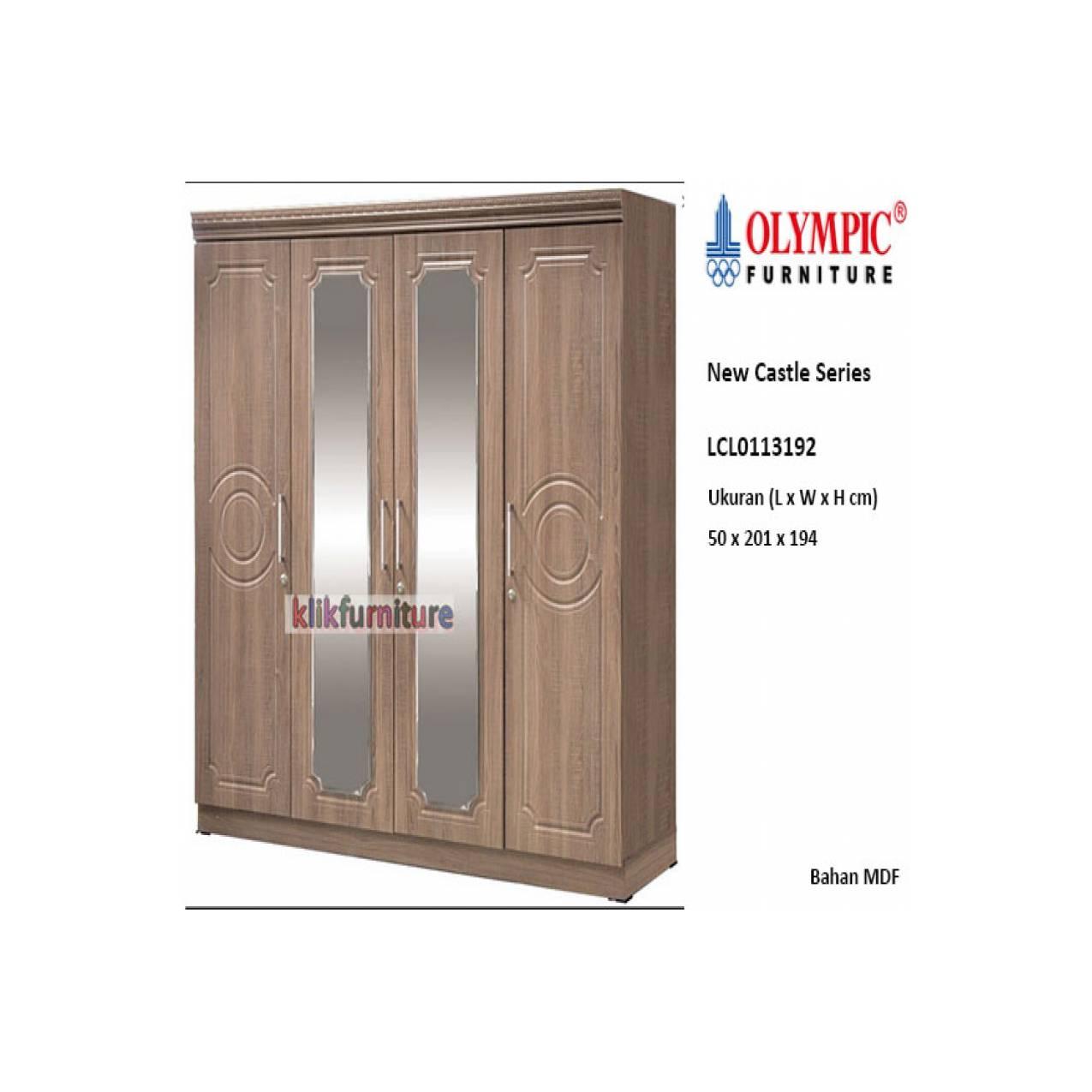 LCL0113192 Olympic New Castle Lemari 4 Pintu
