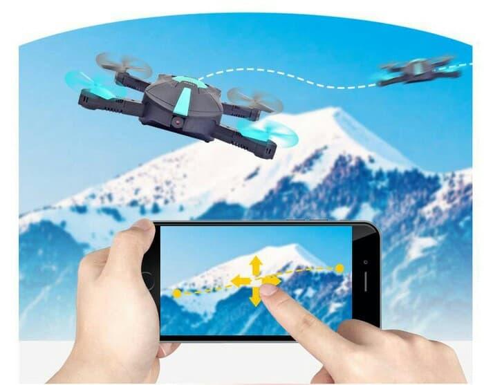 JY018 SELFIE DRONE MINI DRONE FOLDABLE WIFI CAMERA G SENSOR MURAH