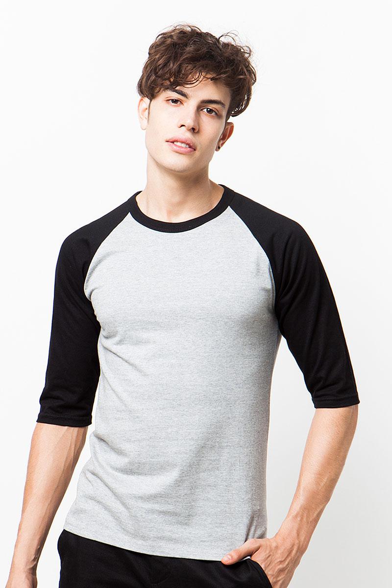 Browncola Kaos Raglan 3/4 - Abu-Misty-Hitam